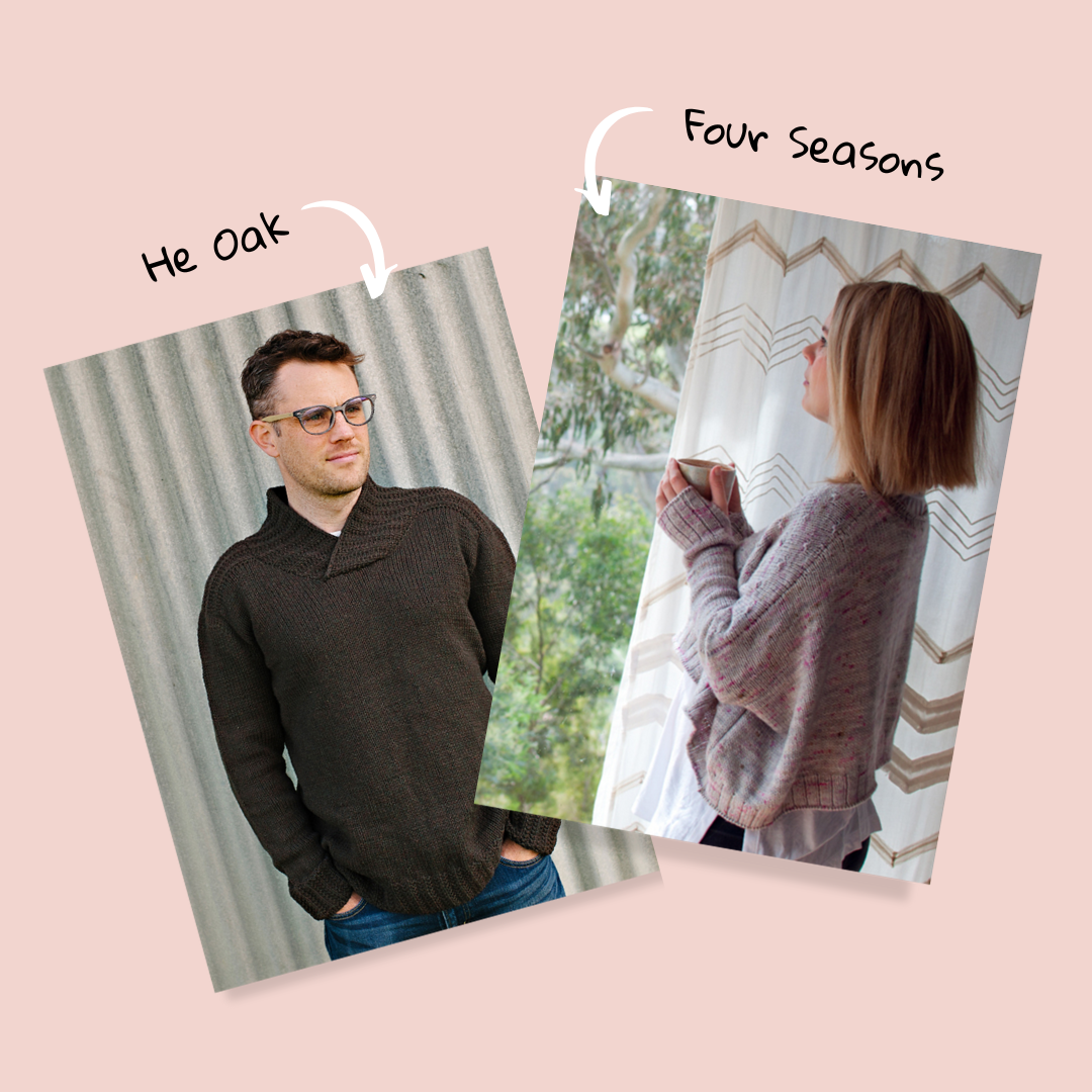 His & Hers Sweater Bundle - Digital Patterns