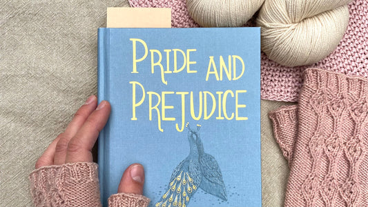 Clubhouse Lane Knitting Pattern Review: Fingerless mitts for an Austen Heroine
