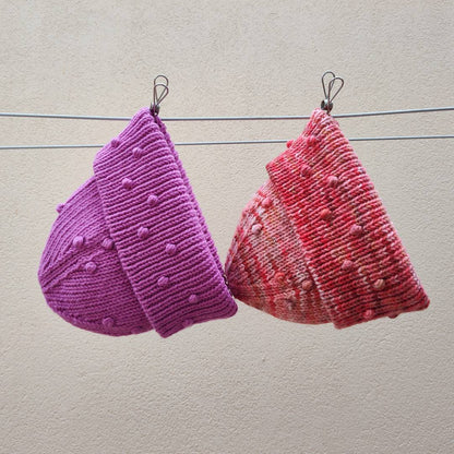 Circus Bobble Beanie - Knitting Pattern