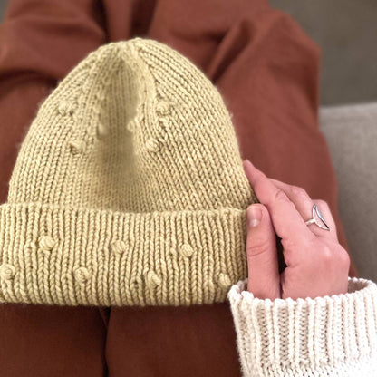 Circus Bobble Beanie - Knitting Pattern