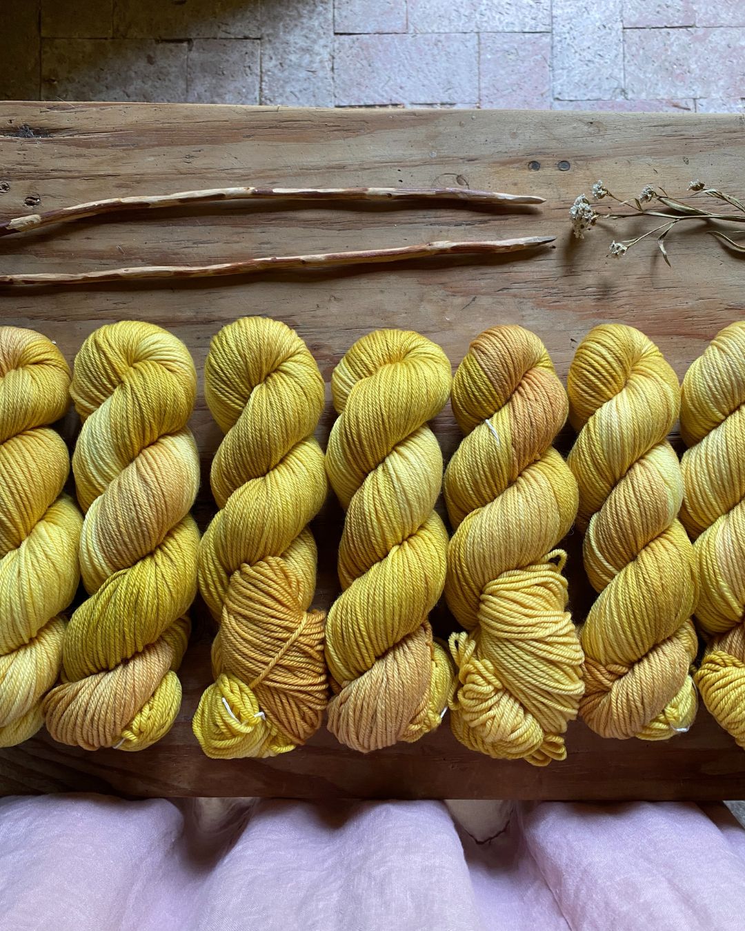 Cockatoos and Jonquils - Yarn Club extra skein