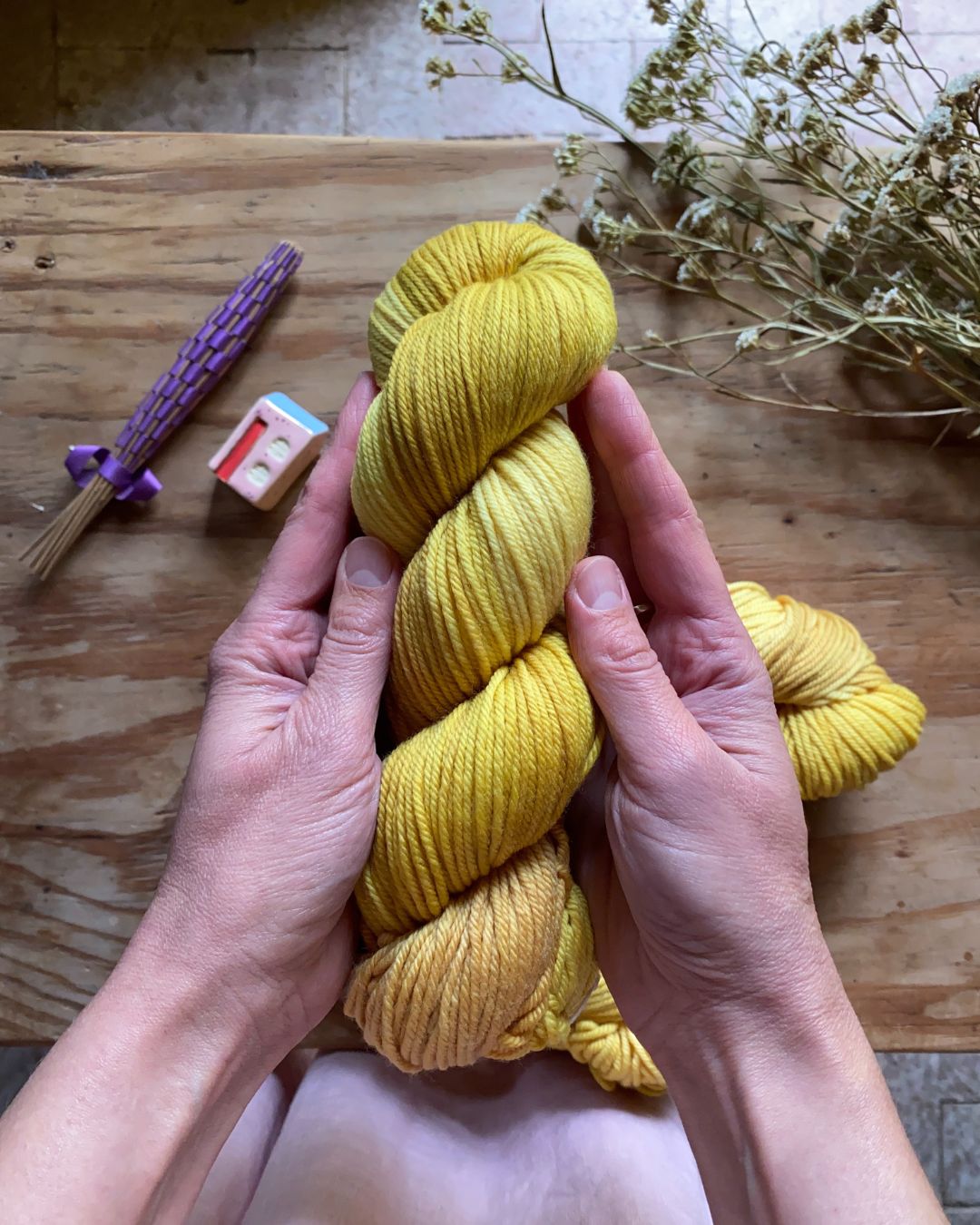 Cockatoos and Jonquils - Yarn Club extra skein