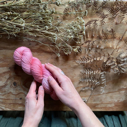 A Sprinkling of Pink - Yarn Club extra skein