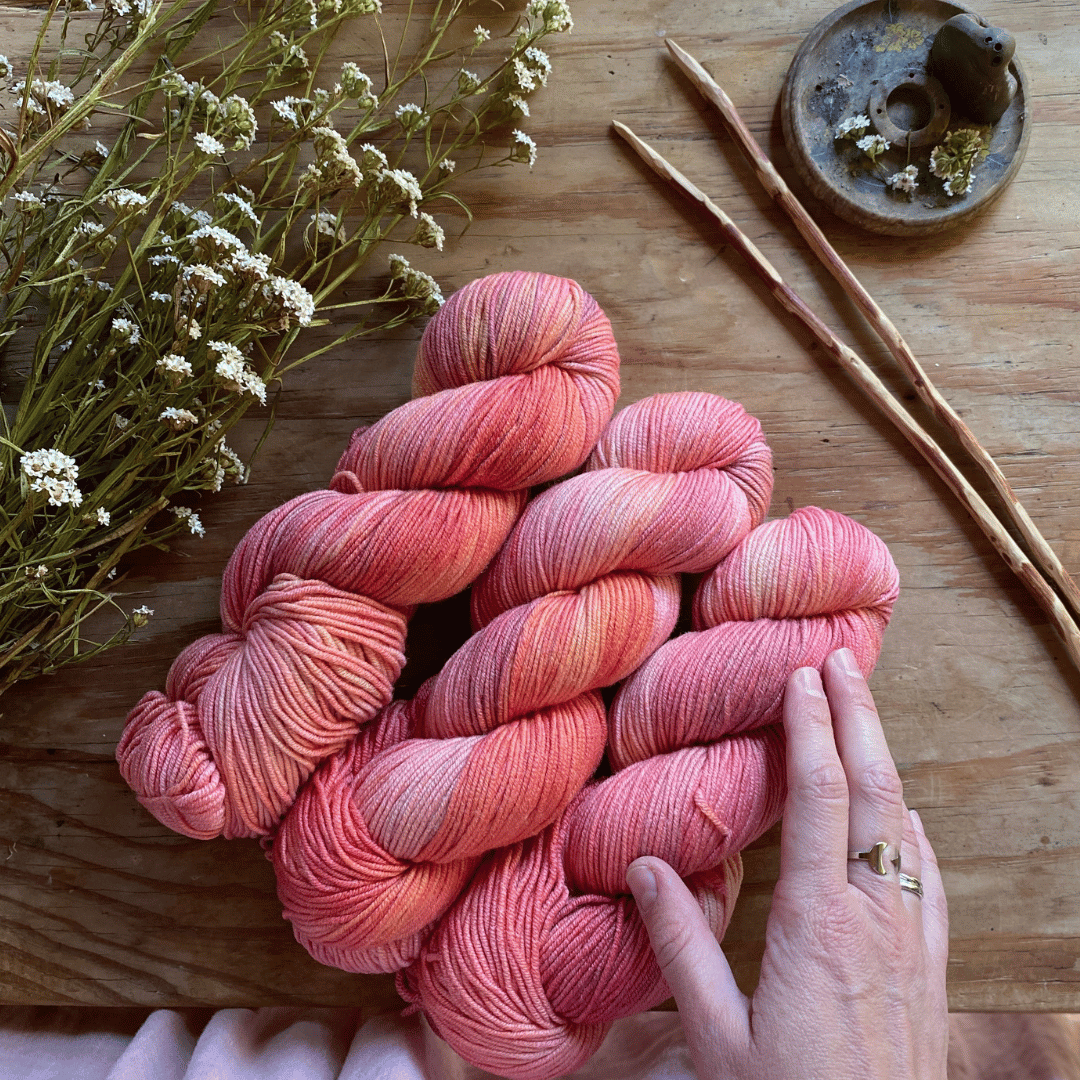 Wine and Roses - Dyed to Order Yarn