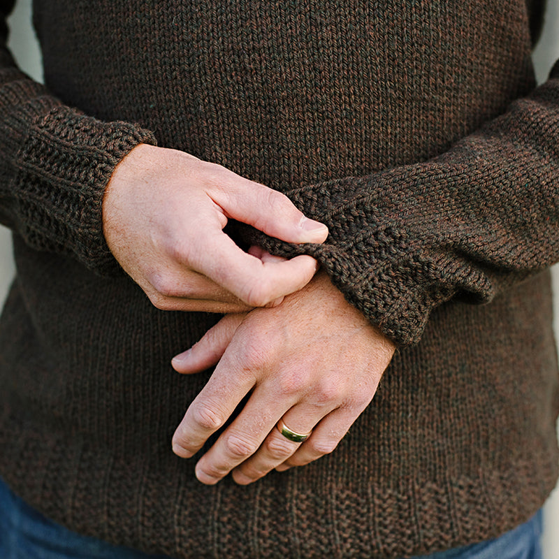 Close up of a mans hands. 