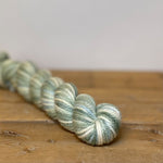 Silver Tussock Mini Skein - Egret