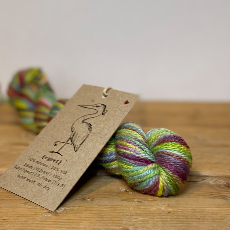 Wildflower Mini Skein - Egret