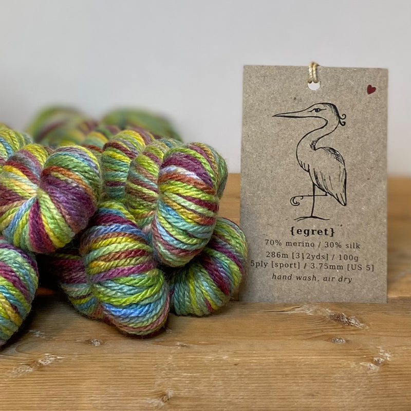 Wildflower Mini Skein - Egret